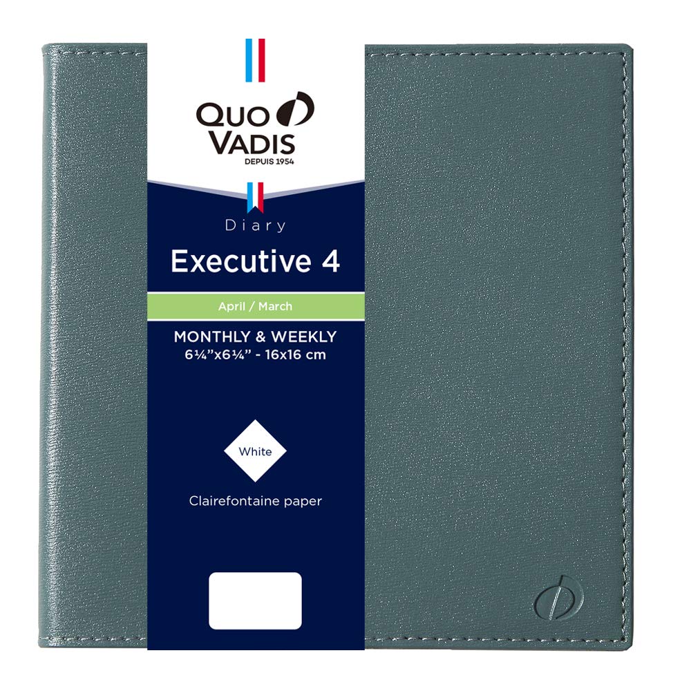 

QUOVADIS Executive 4/Soho Diary 2026 April Start Weekly Vertical Square 16x16cm Khaki qv66205kh хакі