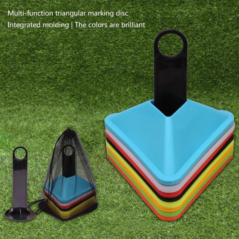 5 Pcs Soccer Marker Cones Basketball Field Marker Soccer Playing Marking Tray