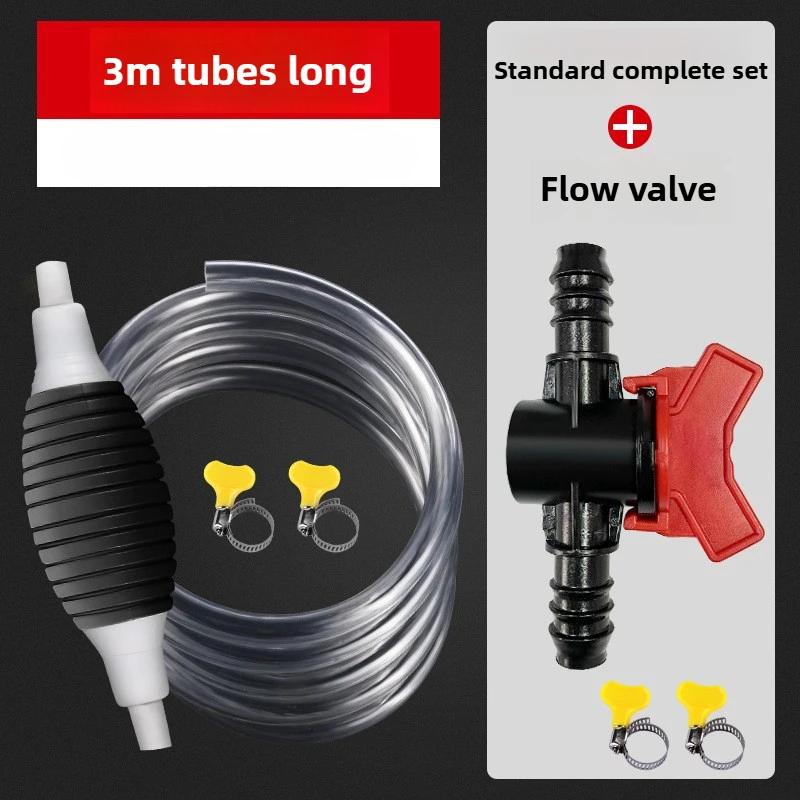 Multi-Function Kitchen Water Pump Sucker Manual Fuel Tank Suction Pipe Car Oil Pump Drinkware Tool for Home Garden Dining Bar