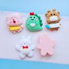 10Pcs New Cute Cartoon Animal Flat Back Cabochon Scrapbooking Hair Bow Center Embellishments DIY Accessories