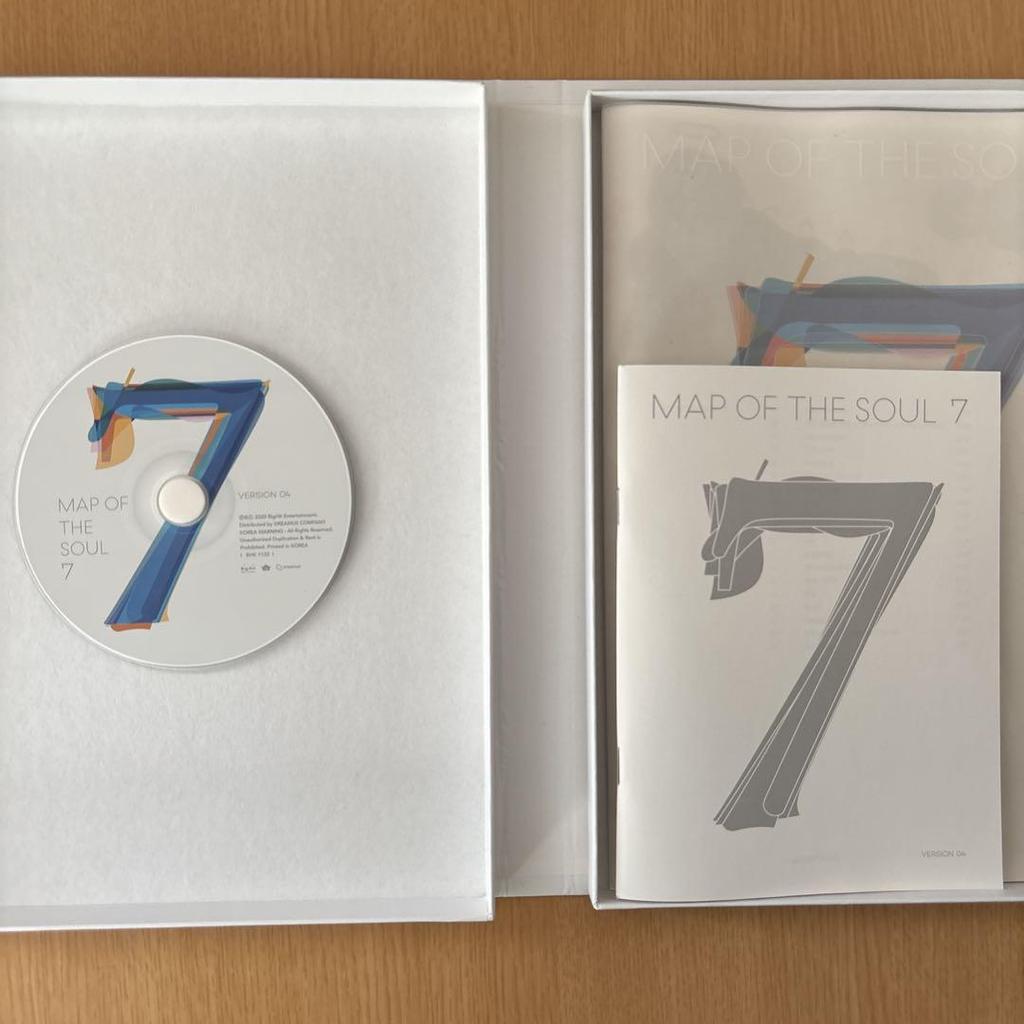 [USED] BTS MAP OF THE SOUL 7 4 types (sold separately)