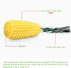 Hot Sale Durable Corn Shaped TPR Dog Toothbrush Teeth Cleaning Toys Pet Chew Squeaky Toy