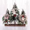 Christmas Wooden Pendant Decor: Hollow Letter Hanging Ornament