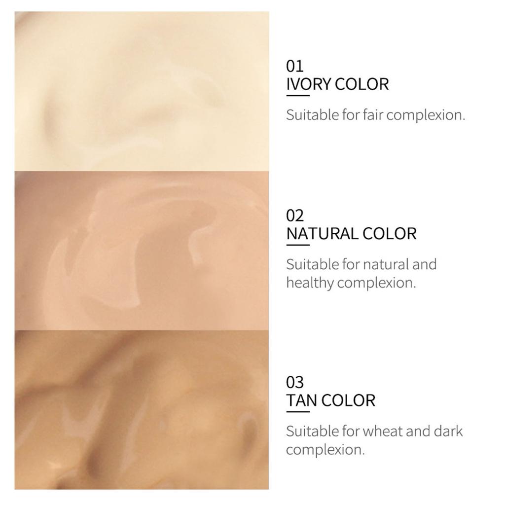 Liquid Foundation, Concealer Foundation, Full Coverage Cream Smooth, 24 Hour  Oil Control Concealer Makeup 30m