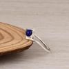 Lapis Lazuli Ring, 925 Sterling Silver Minimalist Ring, Gift for her, Mother's Day Gifts.