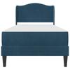 Bed Frame with Headboard Blue 80 X 200 Cm Velvet