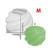 Scented Column Soy Candles Silicone Mould Unique 3D Round Swirl Sphere Gypsum Resin Molds Making Tool Party Decor Craft Supplies