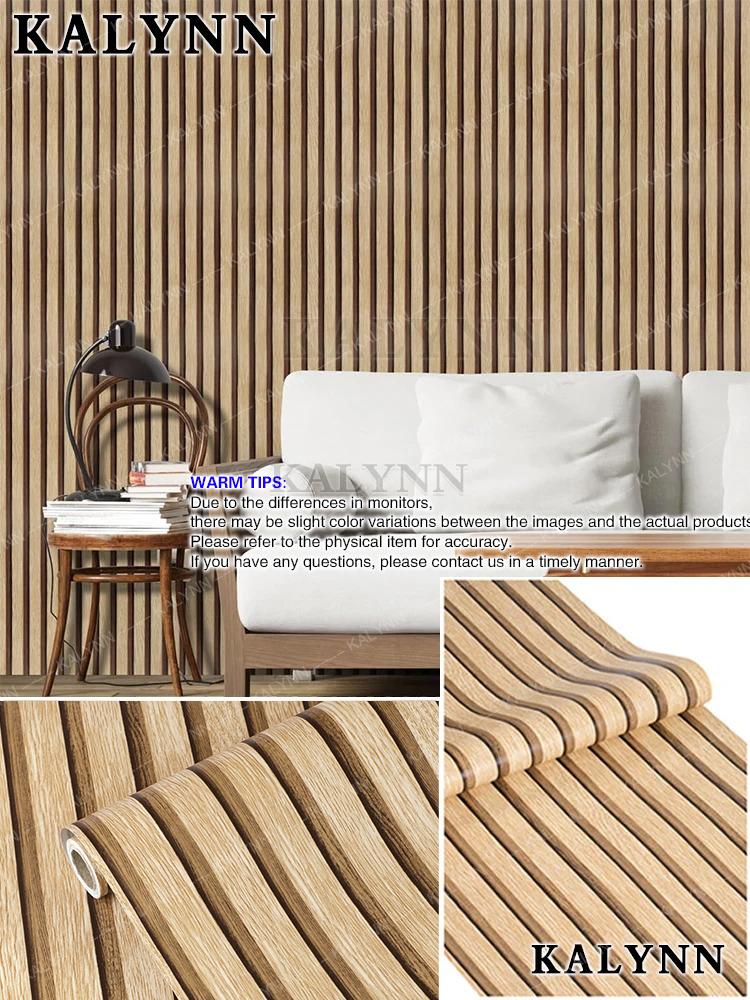 Peel and Stick Wallpaper Wood Plank Faux Wood Contact Paper Removable Self-Adhesive Vintage Wall Covering Prepasted Decorative