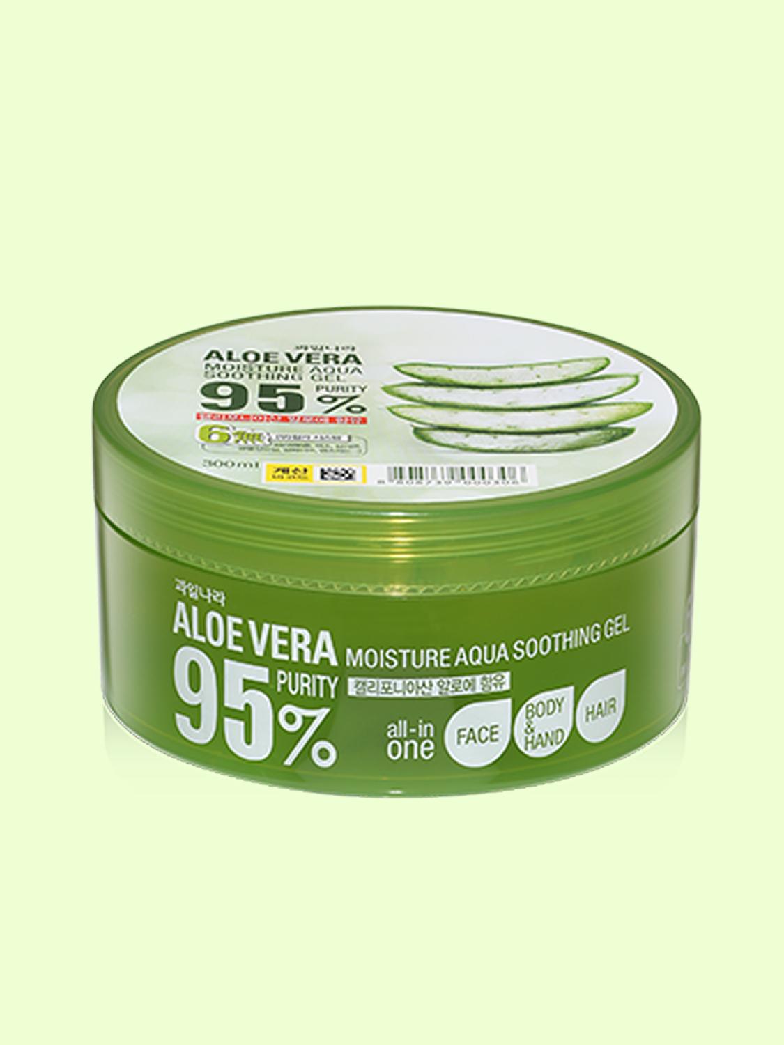 Фрукты Нара Гель Алоэ Вера Увлажняющий Аква Успокаивающий 300 мл 1ea