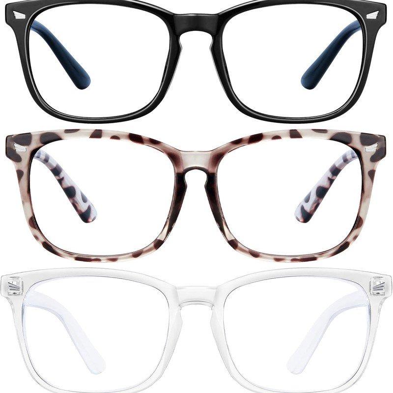 

3pcs Anti Blue Light Glasses, All Inclusive, Lightweight and Portable, Suitable for Both Men and Women, Anti Blue Light Glasses