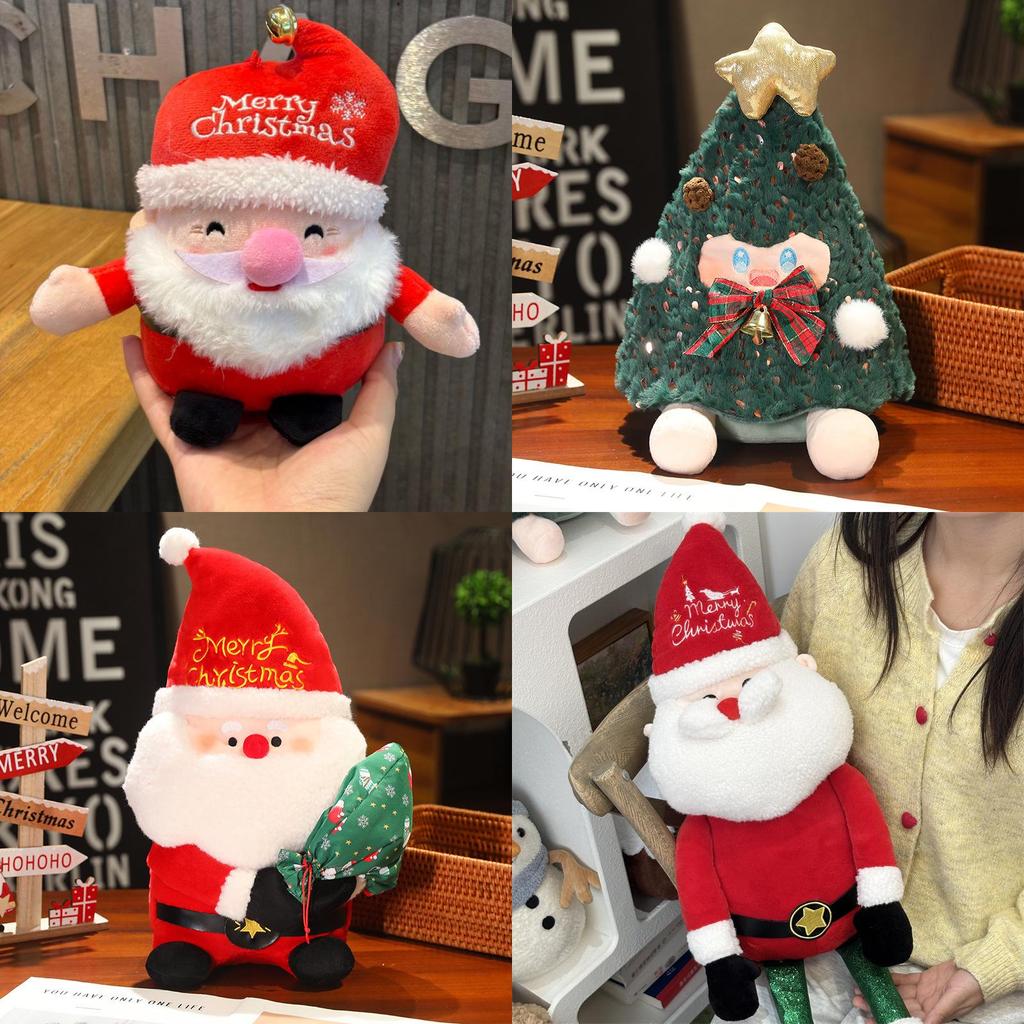 Christmas Santa Doll With Pp Cotton Filling For Home Party Gift Giving