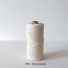 42 Colors 3mm 3-Ply Cotton Cord Pure Cotton 3 Strands Rope Home Tapestry Kids Handmade DIY Macrame Cord
