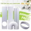 Portable Air Conditioner Window Seal Air Vent Exhaust Slide Plate Dia 15cm Window Adaptor Pipe Hose  Air Conditioner Accessories