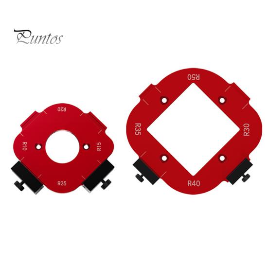 

1/2 шт. Шаблоны для фрезерования угловых радиусов R10 R15 R20 R25 R30 R35 R40 R50 из алюминиевого сплава, быстросъемные шаблоны для фрезерных фрез со съемным зажимом для C