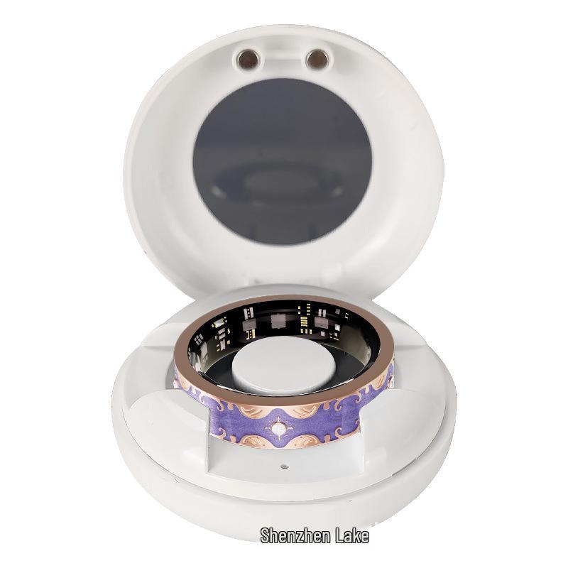 Wasserdichter Bluetooth Smart Ring: Herzfrequenz, Blutsauerstoff, Schlafüberwachung, Emaille-Farbe, Sport-Schrittzähler, Partner-Stil