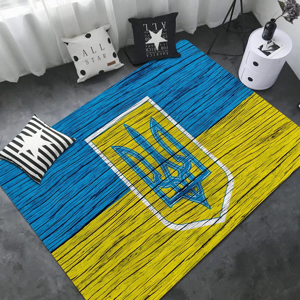 Ukraine Ukrainian Girl Flag Entrance Door Mat Nordic Style Bedroom Living Room Doormat Home Balcony Anti-Slip Modern Home Decor