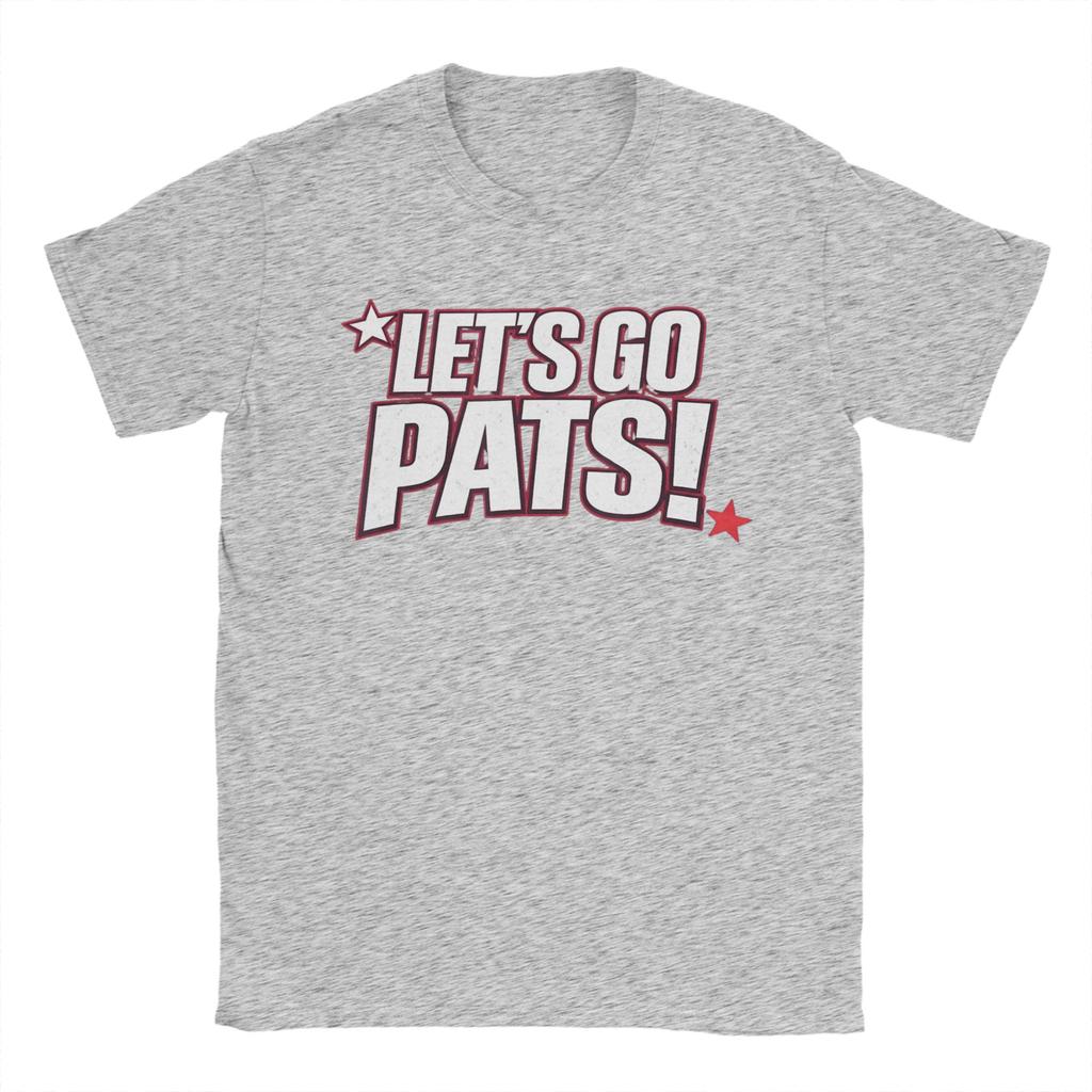 Unisexs Lets Go for Patriots T Shirt 100 Cotton Tops Humorous Short Sleeve Crew Neck Tees Gift TShirts