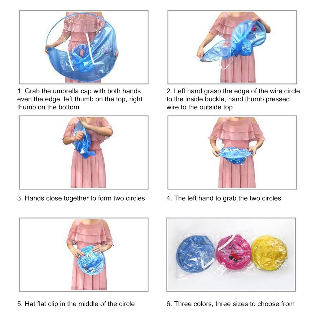 Cute Baby Foldable Cartoon Duck Rainwear Waterproof Kids Reflective Ring Rain Coat Cover Reusable Poncho Raincoats