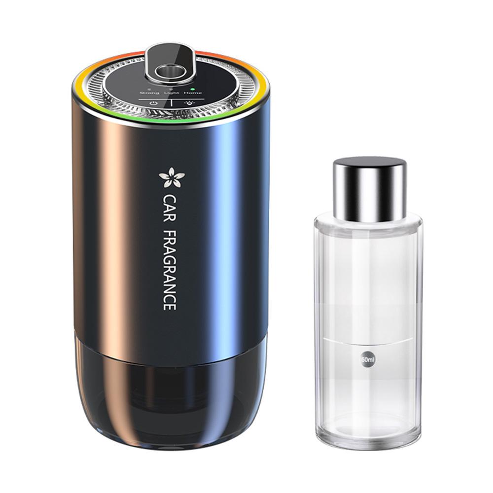 Car Air Freshener Oil Fragrance Diffuser Smell Distributor Eliminator With Digital Display Universal For Car Home Office Bedroom