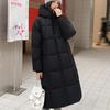 Mode Frau Winter Lange Mäntel Kapuzen Locker Dick Warm Parkas Lässige Damenjacken