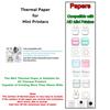 9Rolls 57*25MM Thermal Paper Label Sticker Adhesive Rolls Paper For Mini Printer Instant Print Printing Paper Replacement