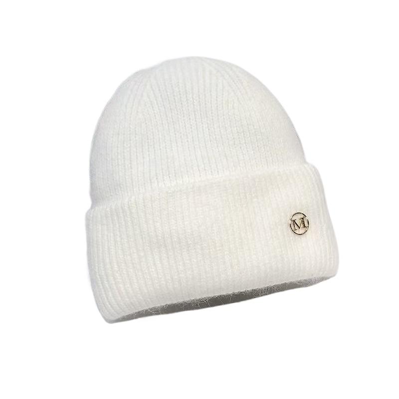 

Шапка из искусственного кроличьего меха Детская Новая Осенне-зимняя Универсальная Шапка из вязаной пряжи Большой Обхват головы Теплая Защита ушей Холодная Шапка