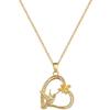 Swallow With Flowers Light Luxury Temperament Gorgeous Full Diamond Necklace Female Versatile Collarbone Chain Titanium Steel Chain