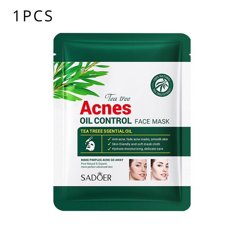 

SADOER Увлажняющая маска для контроля масла чайного дерева 1pcs