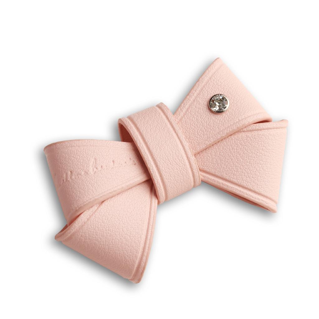 Bow Keychain Pendant Cute Leather Keychain Same Car Keychain Women'S Model