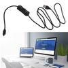 Convenient USB To Micro USB Charge Cable with Power Control Button for Tablet Office Desk Light Cooling Fan Bedside Lamp