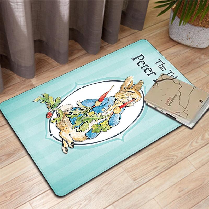 The Tale of Peter Rabbit Rug Floor Mat for Living Room or Bedroom Soft and Comfortable Carpet a Gift for Birthday and Holiday.