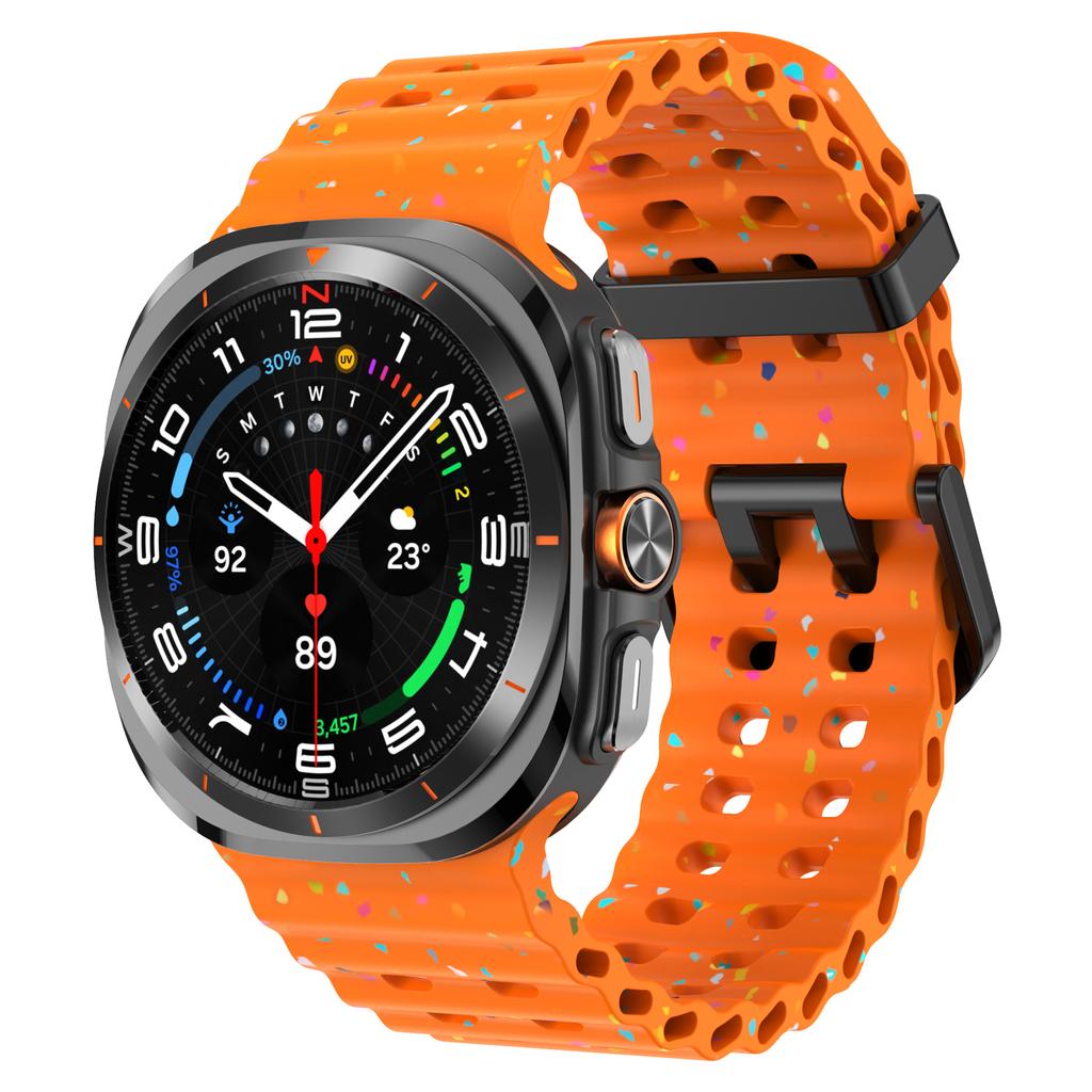 Silicone Breathable Strap For Samsung Galaxy Watch Ultra 47mm Marine Wristband Bracelet Galaxy Watch Ultra(2025) 47mm  Watchband