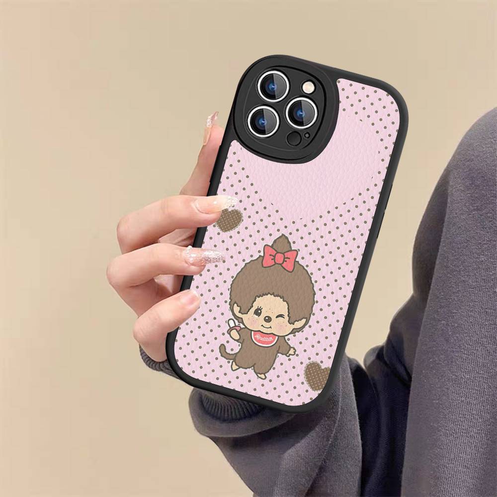 

Cute M-monchhichis-s Phone Case For IPhone 16 15 14 11 12 13 Pro Max Plus Back Leather Shell iphone 13pro