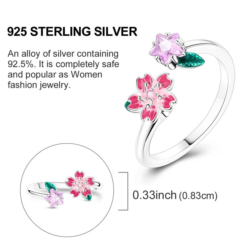 Adjustable Rings Copper Mermaid Wing Dragon Sunflower Tulip Open Rings For Women Female Original Engagement Jewelry