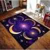 Carpet with Moon and Stars Night Sky Star Pattern Rugs with Sun and Moon Pattern Carpet with Moon Decor Starry Night Carpet