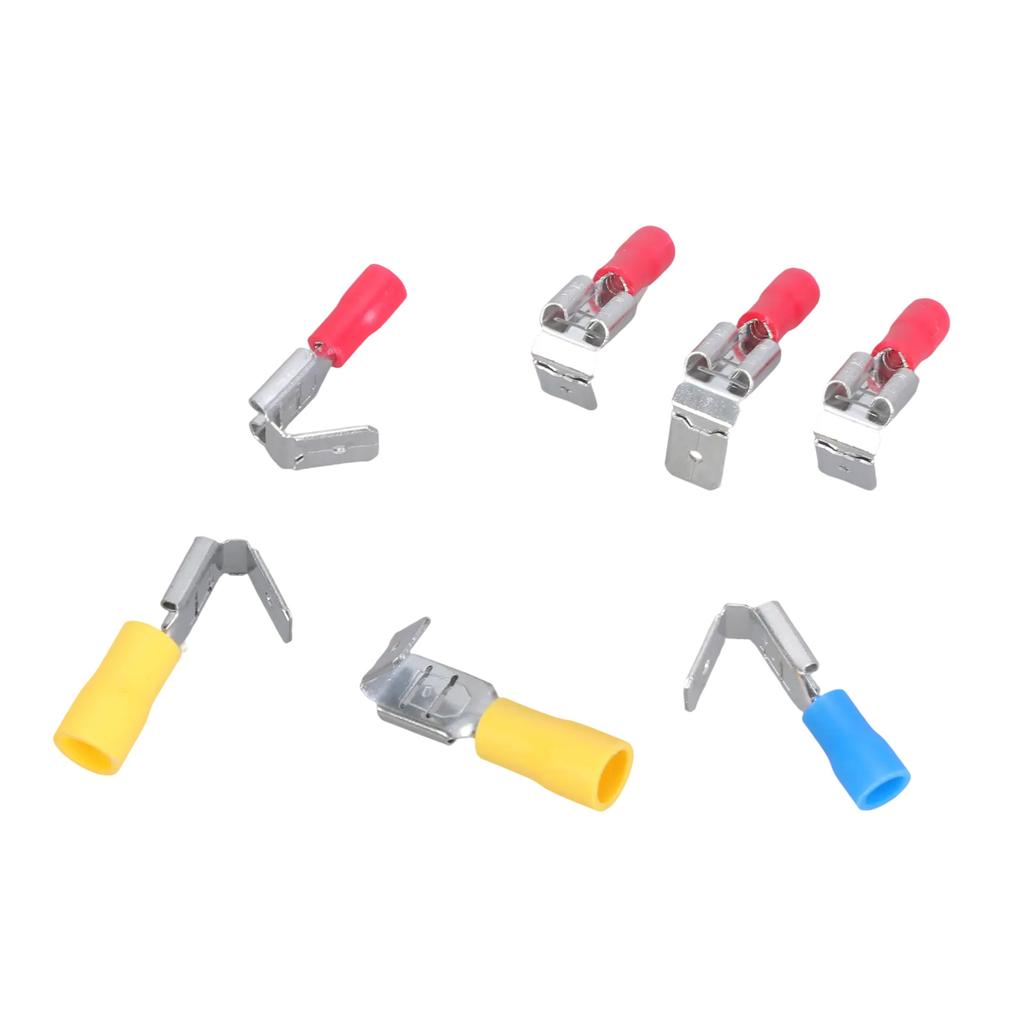Schnellverbinder Huckepack Flachsteckverbinder Sortiment Teilisolierte Kabelklemmen 30/40 Stück Einfache Installation