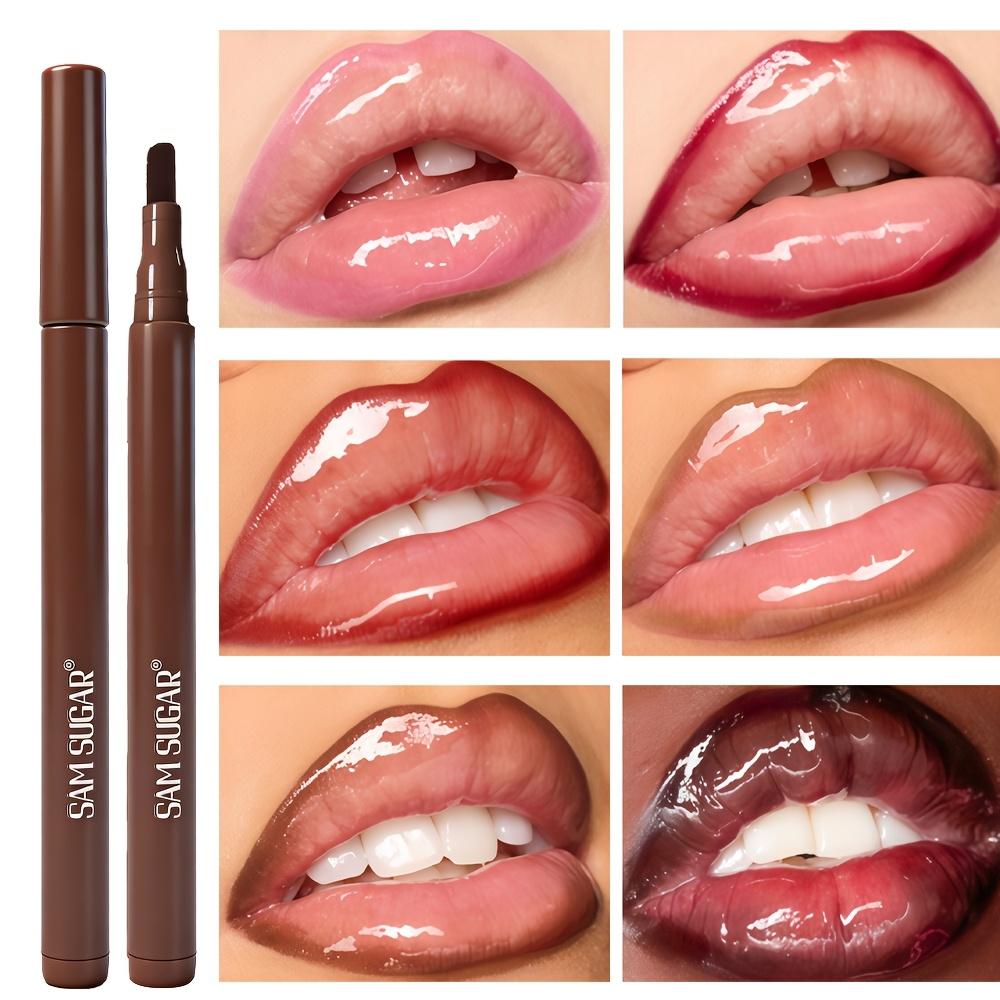 Full-Coverage Lip Liner, Waterproof and Long-lasting, Non-sticky, Suitable for All Pink, Beige, Brown, and Berry Shades Lipstick