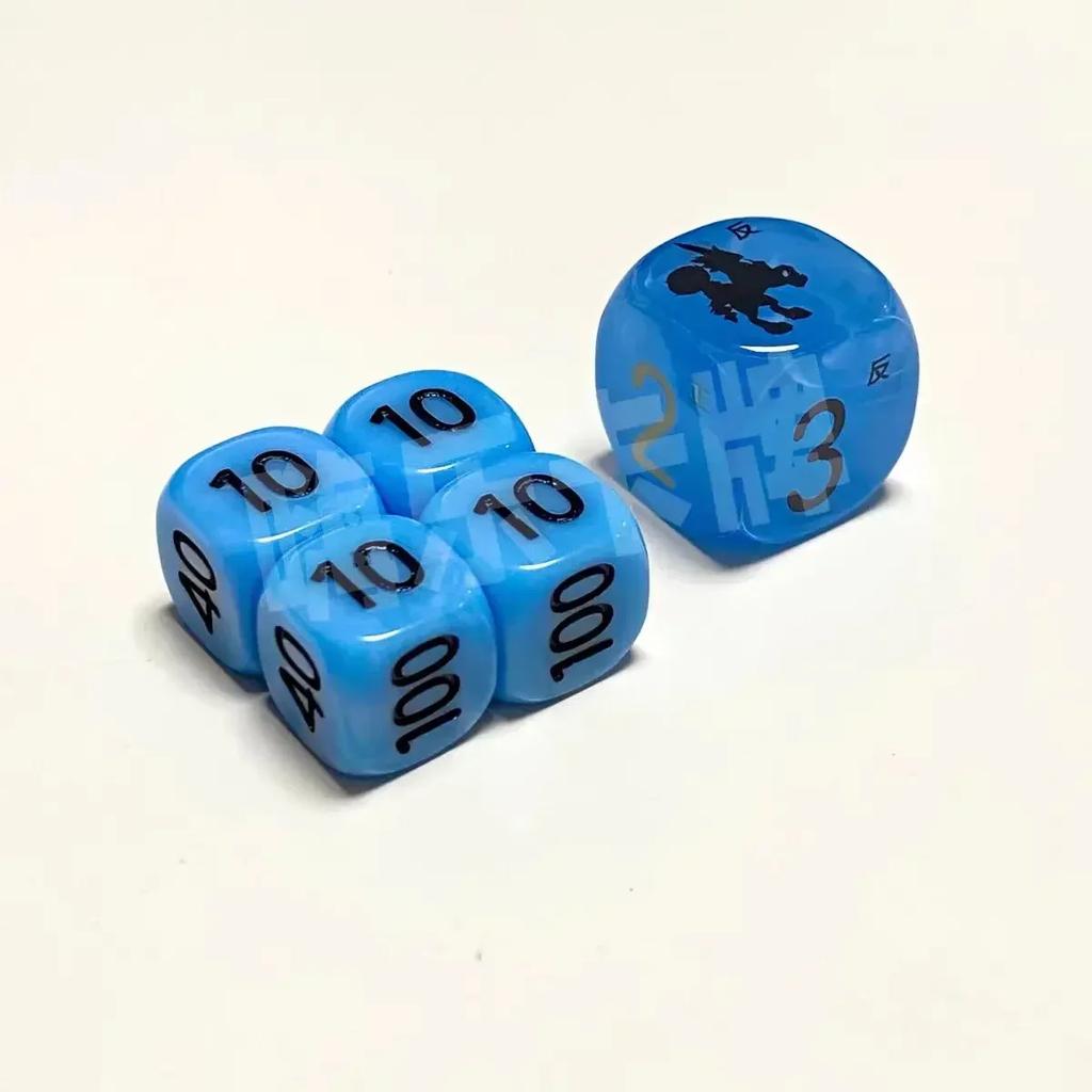 5/set Dice PTCG Match Scoring Damage Counter Pikachu Eternatus Zacian DiceDamage Indicator Roleplaying Game Dice No.35