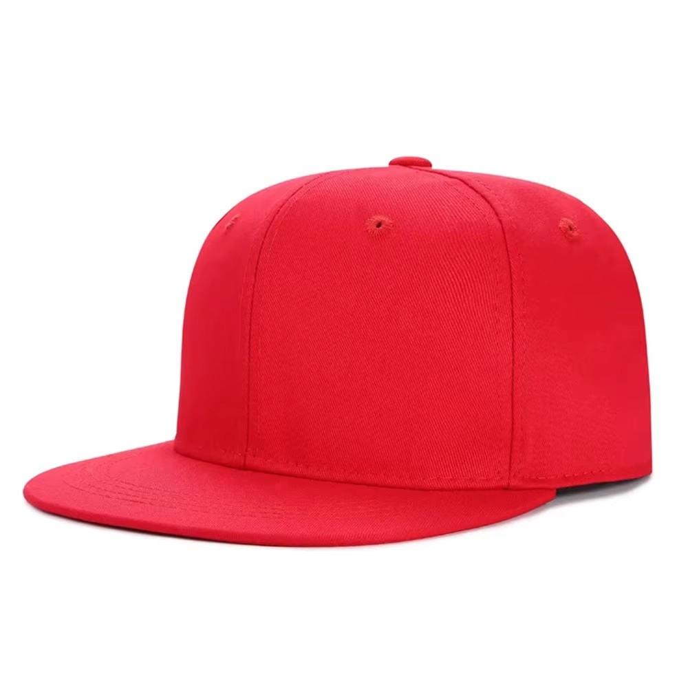 Vielseitige flache Kante Baseballkappe Herren Schwarz Street Fashion Hip Hop Tanzhut Adjustable red