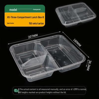 Recipiente alimentare de unică folosință cu compartimente multiple și capace