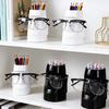 Face Shape Makeup Brush Holder Makeup Storage Box Human Body Art Styling Holder Organizers Portable Multifunctional Storage Box