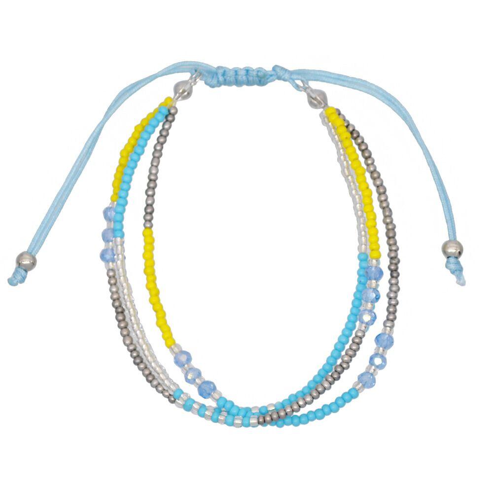 Colorful Seed Bead Bohemian Charm Bracelets Ethnic DIY Handmade Crystal Beaded Friendship Bracelet for Women Beach Jewelry