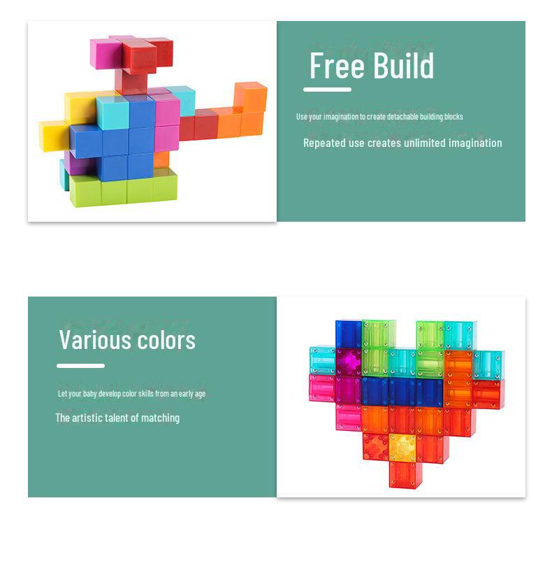 Magnetic Cube Puzzle Blocks: Cross-Border Teaching Aids for Kids