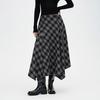 Saia Midi Irregular Feminina