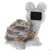 Animal Garden Statues, Solar Powered Lights for Outdoor Patio Yard Decorations - Owl / Turtle