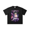 260 GSM Double Yarn 32 Count 100% Cotton Hensuki V1 Sayuki Print Unisex Heavy Cotton T Shirt