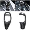 1Pc Car Gear Shift Panel Frame Gear Knob Cover Head Trim for BMW F30 F10 F15 F07