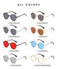 2058 Retro Small Round Frame Metal Sunglasses for Women