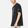 Li-Ning Wade Series Multilingual Print Round Neck Short Sleeve T-Shirt Unisex Tops Black AHSS443-3