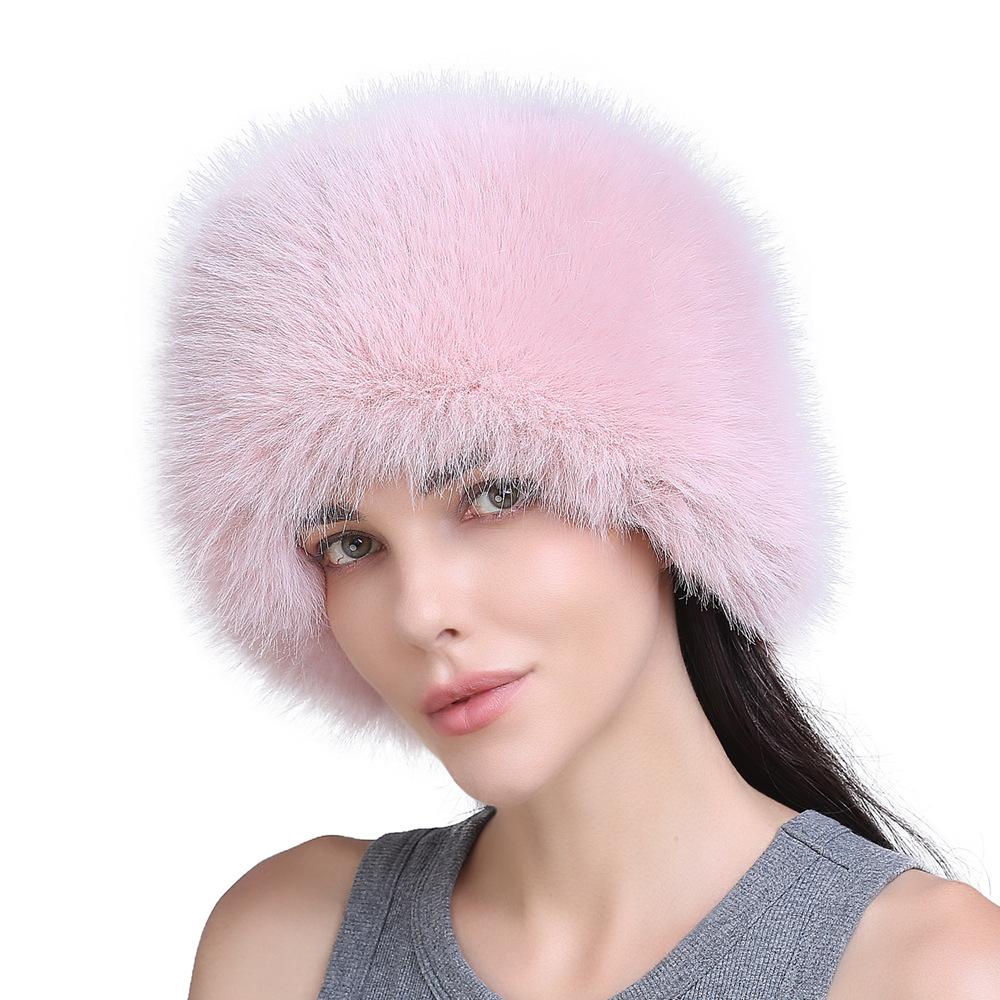 New Imitation Fur Hat Fisherman Hat Autumn And Winter Ear Protection Hat Fashion Pot Hat Plush Warm Hat Women's Hat